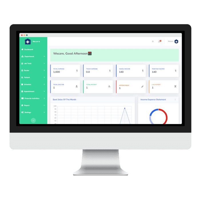 Wecare - Your All-In-One Diagnostic Solution